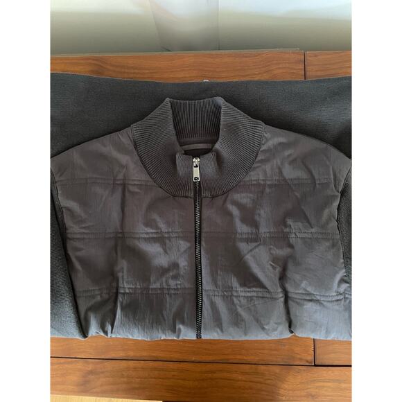 Kin by John Lewis Women’s Hybrid Zip Lightweight Jacket Dark Gray Size Medium - Picture 3 of 10